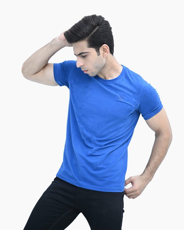 Men’s Crew Neck T-Shirt - Blue