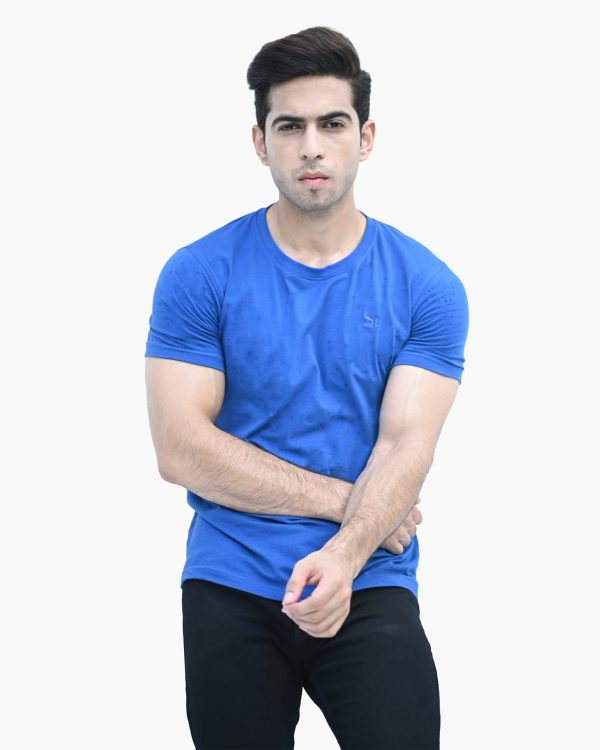 Men’s Crew Neck T-Shirt - Blue