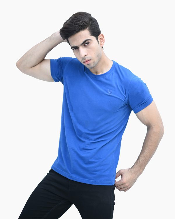 Men’s Crew Neck T-Shirt - Blue