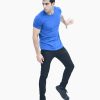Men’s Crew Neck T-Shirt - Blue