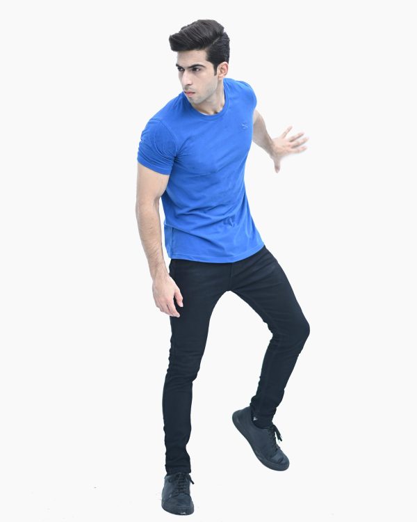 Men’s Crew Neck T-Shirt - Blue