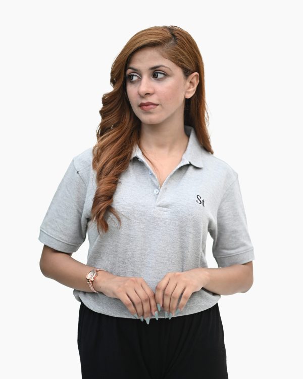 Women’s Polo Shirt - Grey