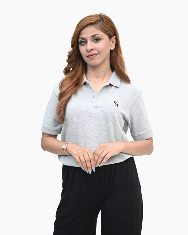Women’s Polo Shirt - Grey