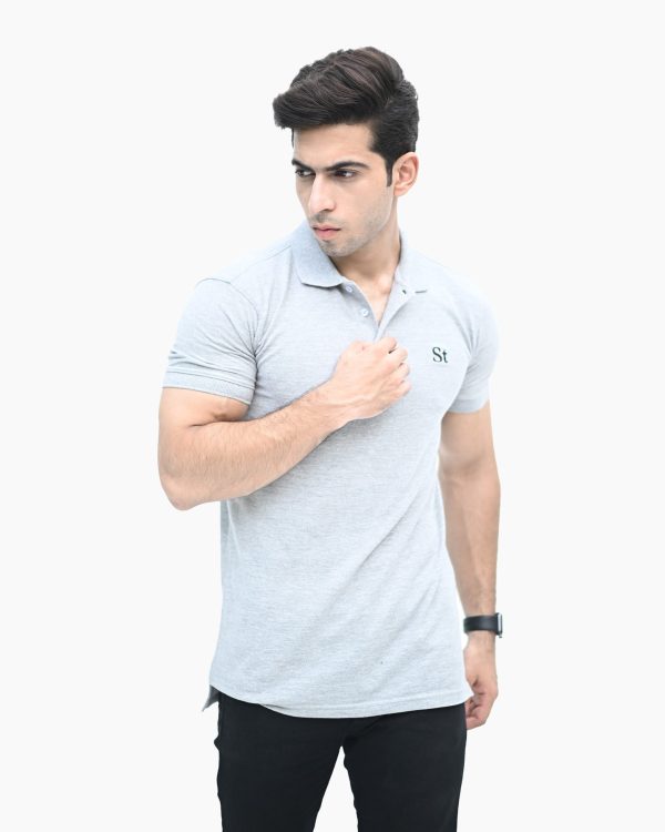 Men’s Polo Shirt - Grey