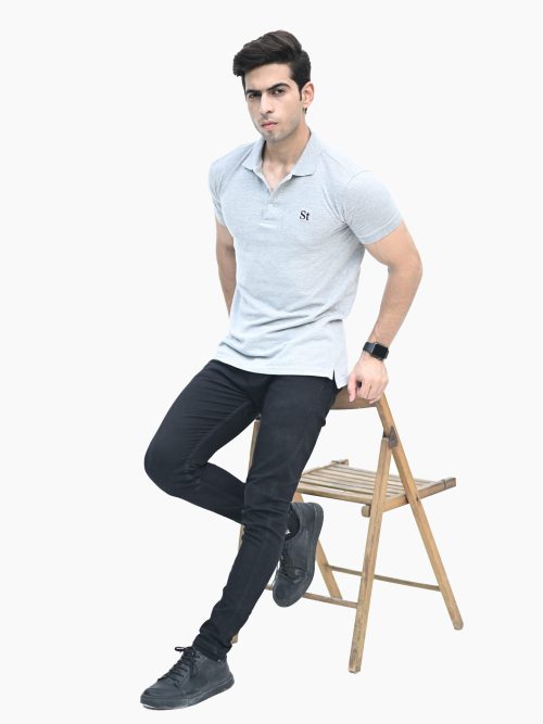 Men’s Polo Shirt - Grey