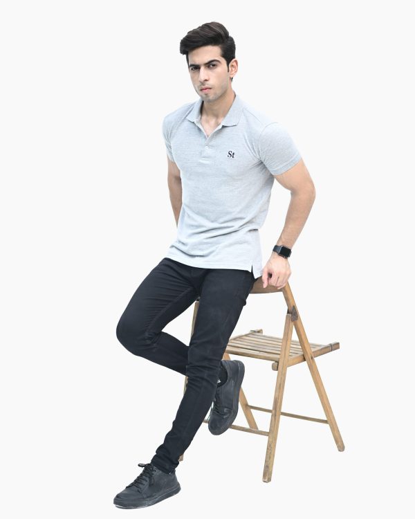 Men’s Polo Shirt - Grey