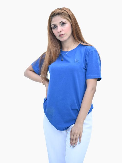 Women’s Crew Neck T-Shirt - Blue