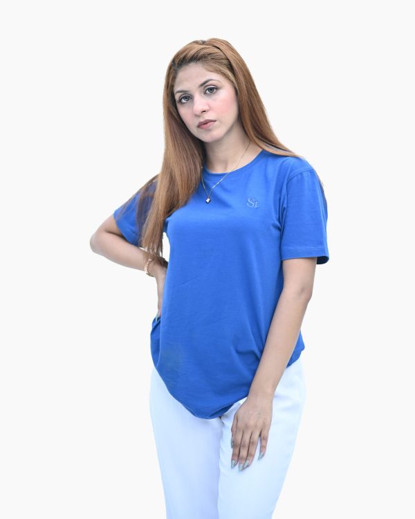 Women’s Crew Neck T-Shirt - Blue